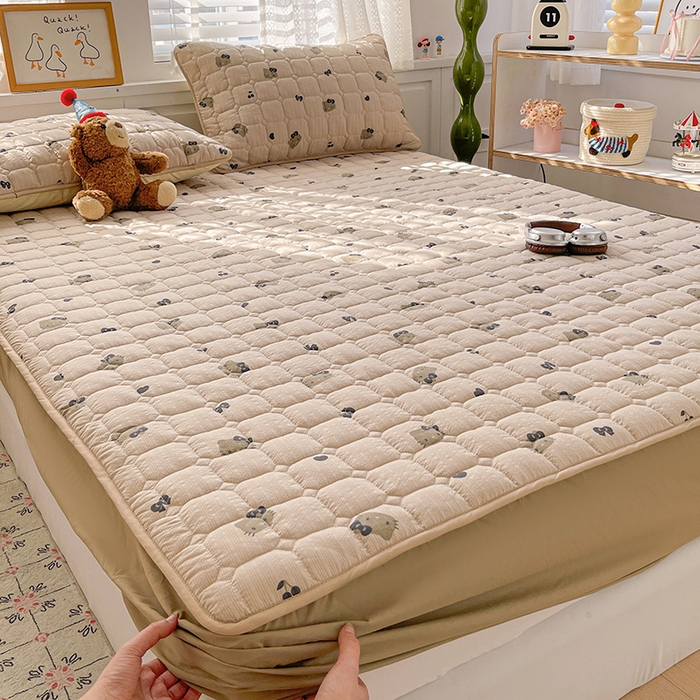 91家纺网 家纺一手货源 找家纺 （总）小桃姐家纺 2026新款泡芙夹棉单床笠床笠单件