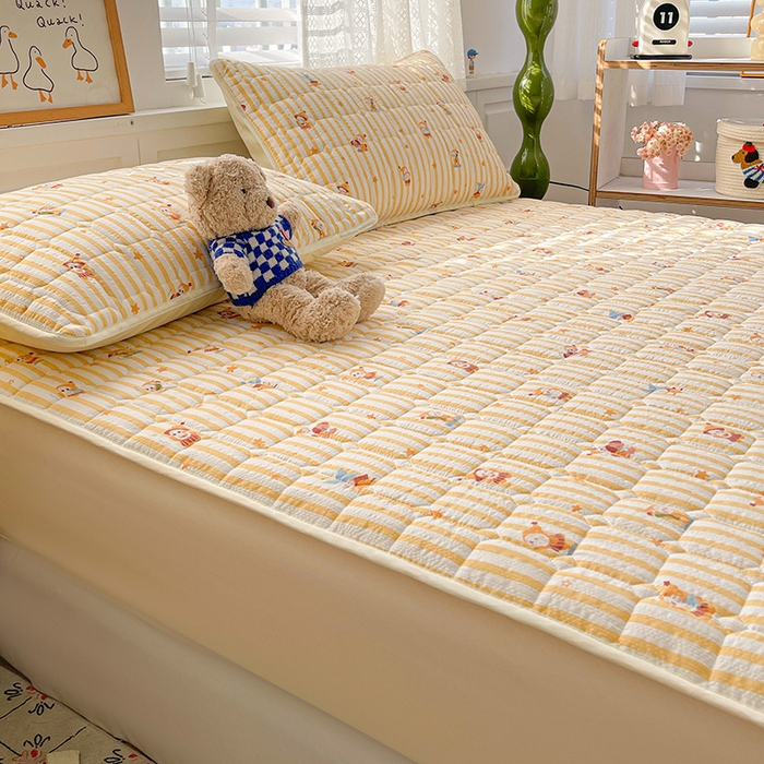 91家纺网 家纺一手货源 找家纺 小桃姐家纺 2026新款泡芙夹棉单床笠床笠单件 魔法精灵