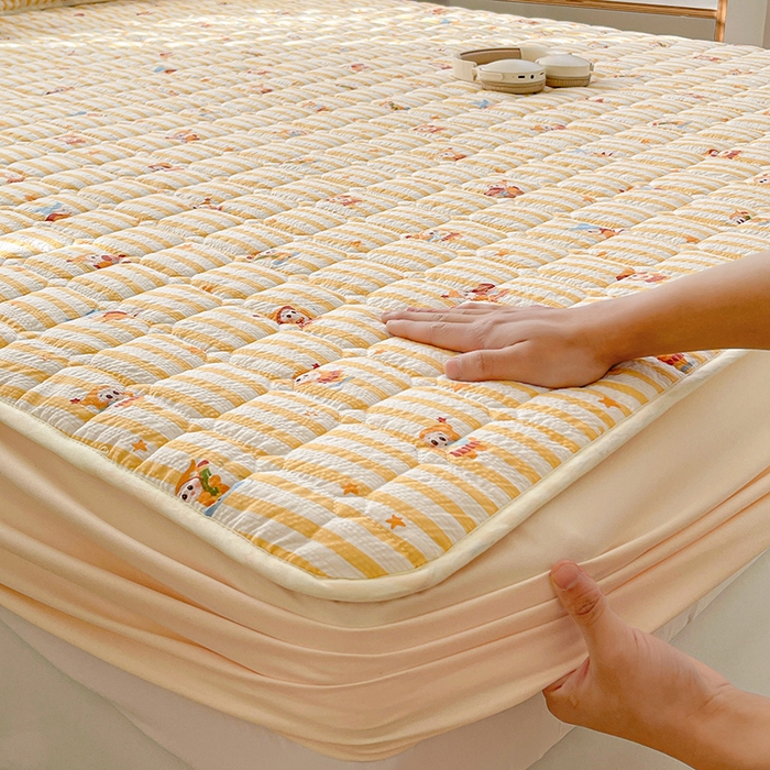 91家纺网 家纺一手货源 找家纺 小桃姐家纺 2026新款泡芙夹棉单床笠床笠单件 魔法精灵