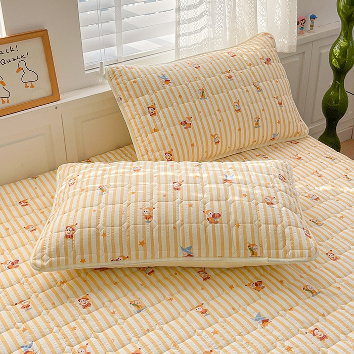 91家纺网 家纺一手货源 找家纺 小桃姐家纺 2026新款泡芙夹棉单床笠床笠单件 魔法精灵