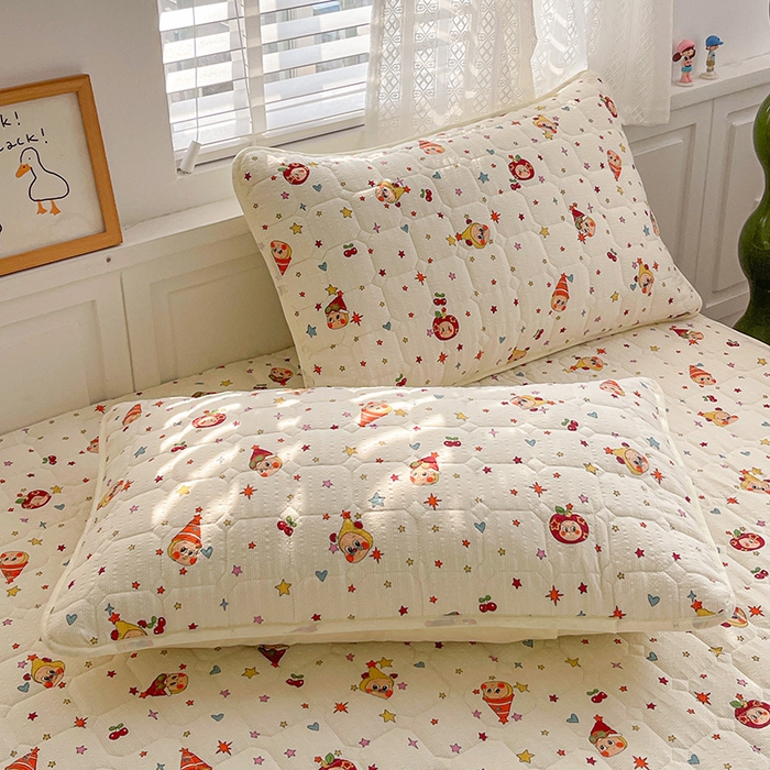 91家纺网 家纺一手货源 找家纺 小桃姐家纺 2026新款泡芙夹棉单床笠床笠单件 童话小矮人