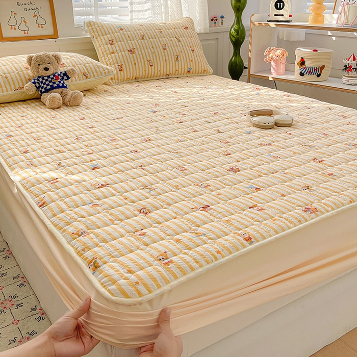 91家纺网 家纺一手货源 找家纺 （总）小桃姐家纺 2026新款泡芙夹棉单床笠床笠单件