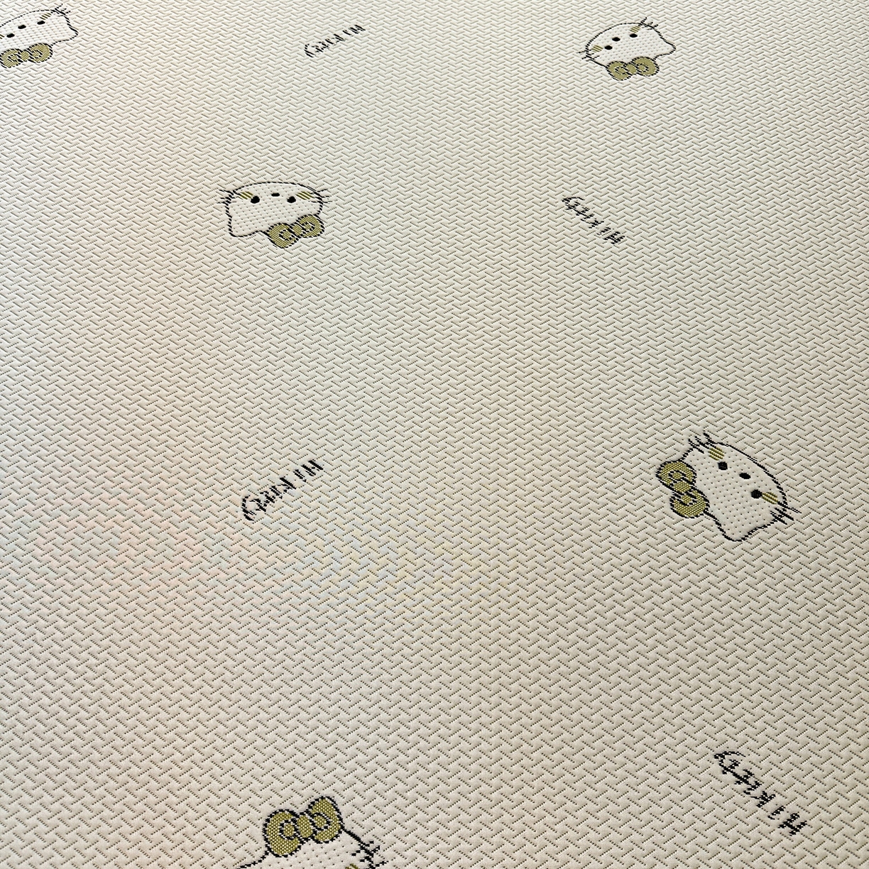 91家纺网 家纺一手货源 找家纺 织雅漫 2026春夏新款卡通乙纶冰豆豆凉席席子-床笠款 梦境KT-床笠款