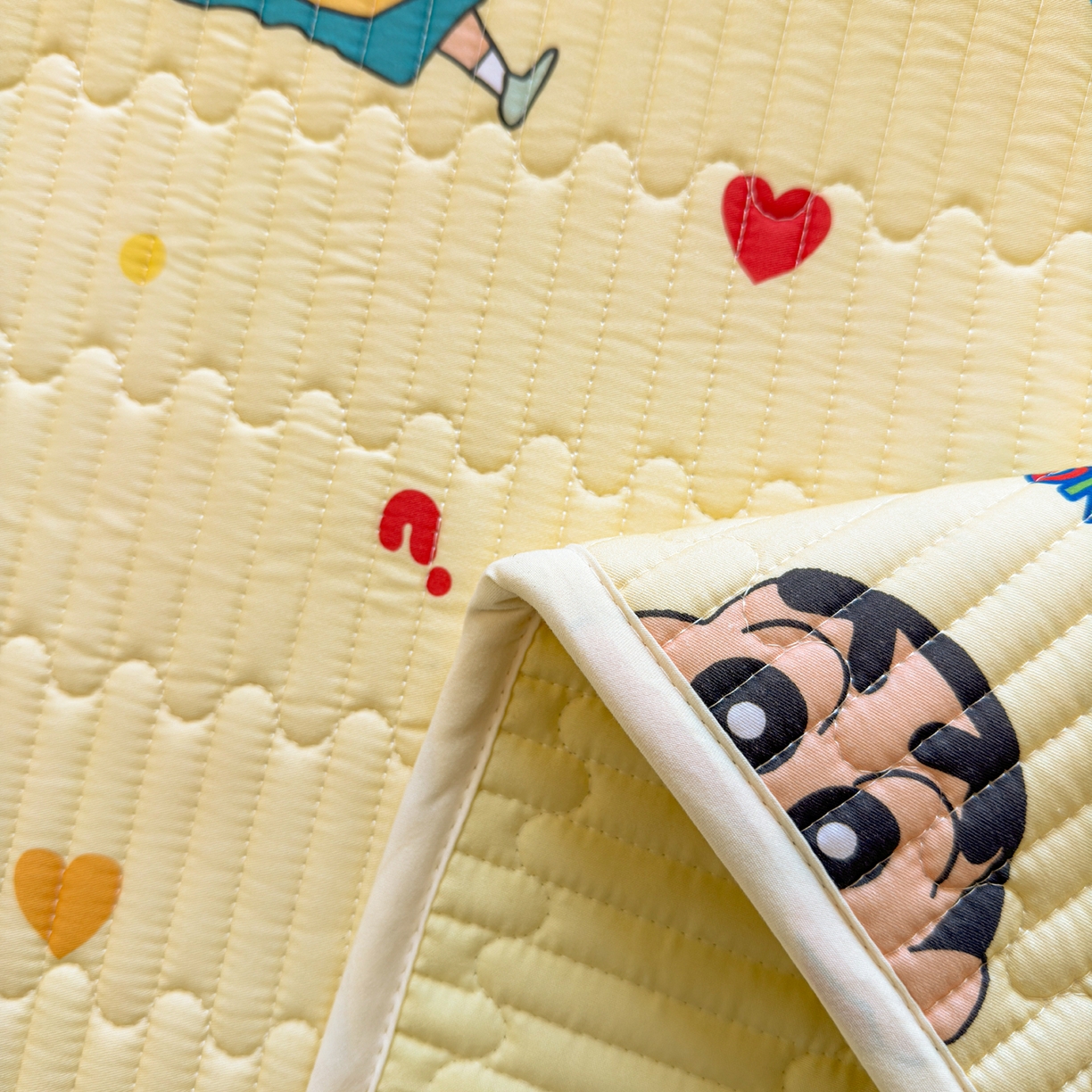 91家纺网 家纺一手货源 找家纺 雅萱家纺 2026新款A面全棉卡通印花蜡笔小新单床盖床盖单件床盖三件套 星仔生活