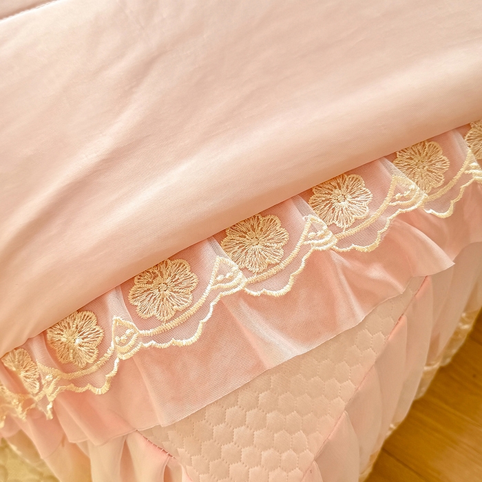 91家纺网 家纺一手货源 找家纺 （总）后庭寝室 2026新款豆豆席乳胶凉席夏被四件套-盛世花开系列