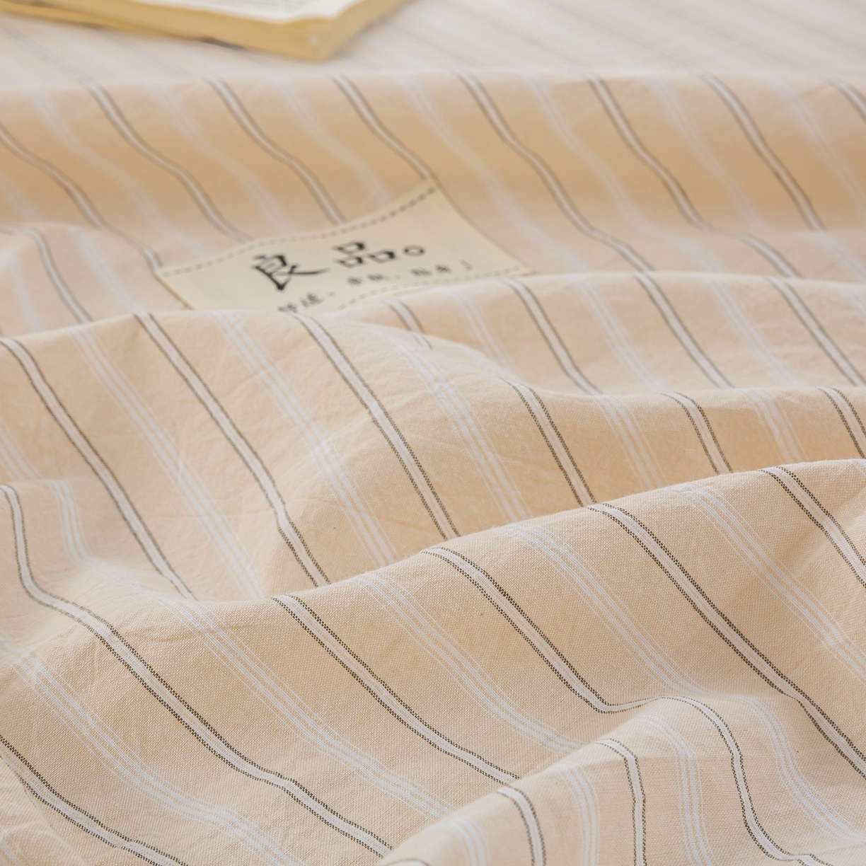 91家纺网 家纺一手货源 找家纺 恋人优选 2026新款纯棉色织床笠--有标款 简希米条