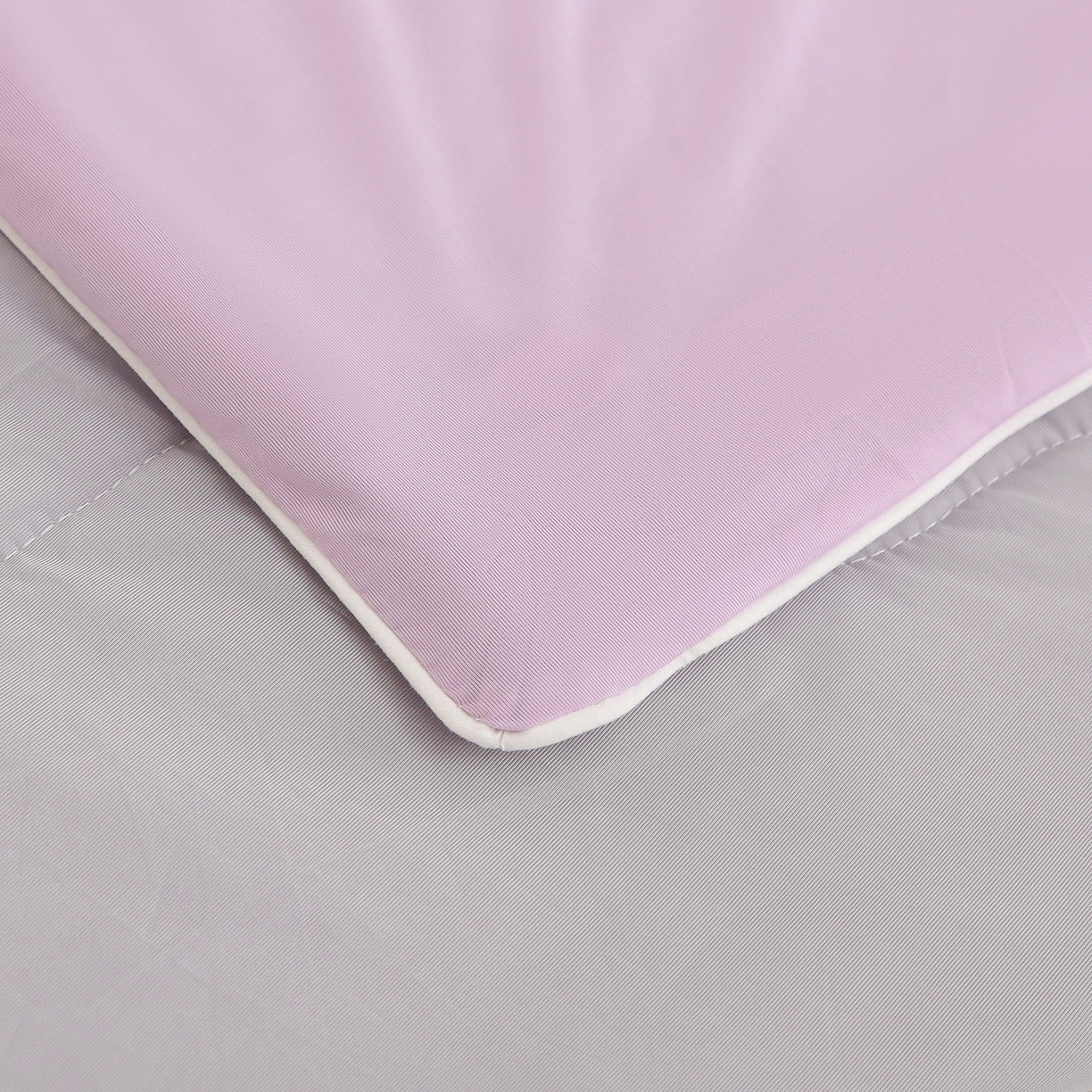 91家纺网 家纺一手货源 找家纺 天之悦家纺 2026新款A类冰淇淋冰皮小凉被夏被夏凉被空调被 紫色+灰色