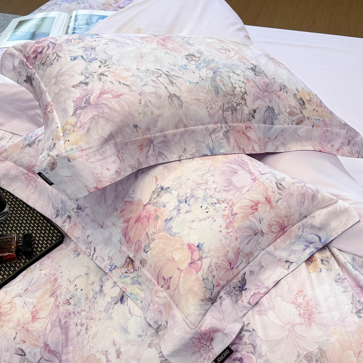 91家纺网 家纺一手货源 找家纺 （总）2026新款A类100支长绒棉纯棉四件套全棉数码印花被套床单床笠田园风床上用品