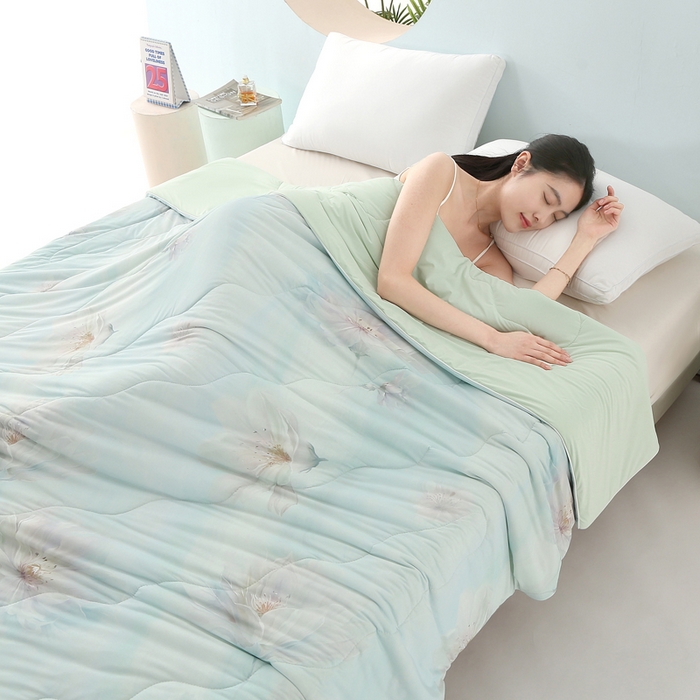 91家纺网 家纺一手货源 找家纺 （总）天之悦家纺 2026新款夏被大版数码云母冰丝夏凉被空调被子被芯