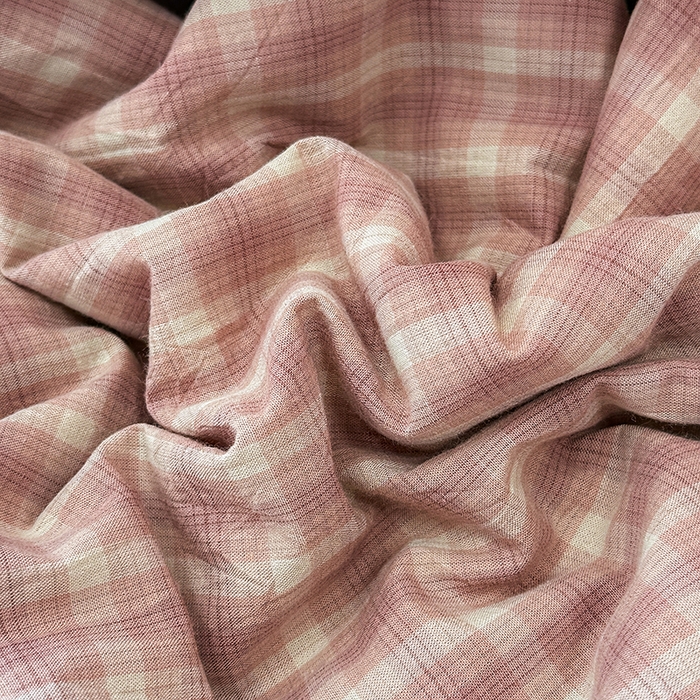 91家纺网 家纺一手货源 找家纺 梦依依 2026新款全棉色织水洗棉大豆被四件套系列 浣花粉