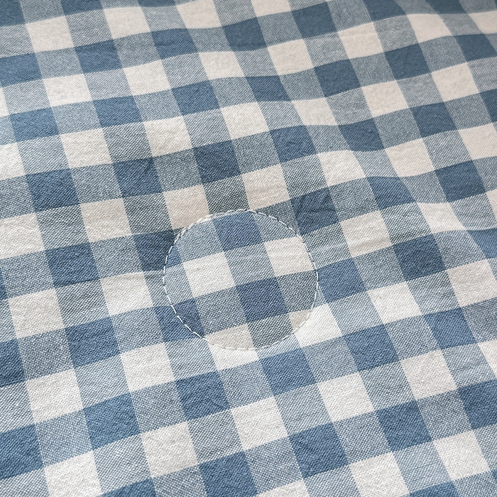 91家纺网 家纺一手货源 找家纺 梦依依 2026新款全棉色织水洗棉大豆被四件套系列 蓝小格