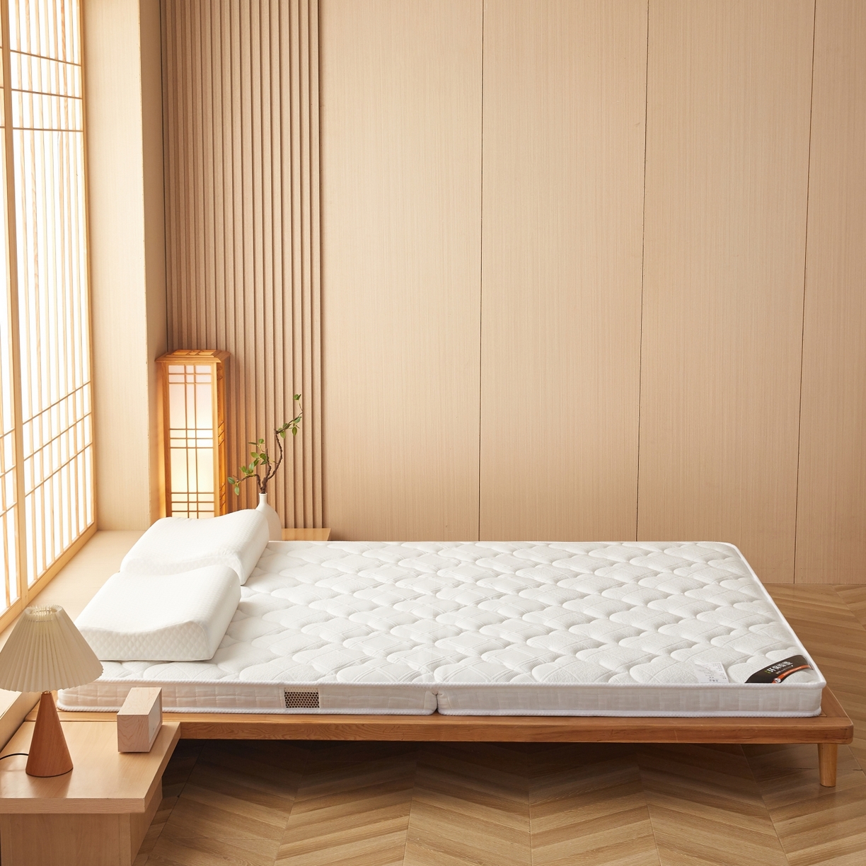 91家纺网 家纺一手货源 找家纺 时奥家纺 2026新款3E椰棕床垫-KC-1系列 5cm棕+1cm乳胶(7cm)