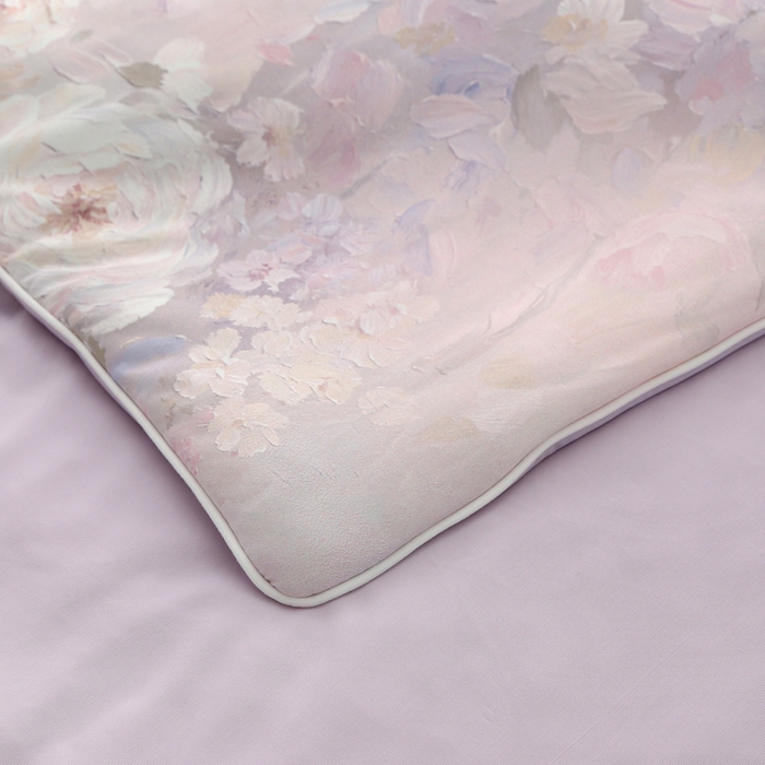 91家纺网 家纺一手货源 找家纺 天之悦家纺 2026新款夏被大版数码云母冰丝夏凉被空调被 花溪紫