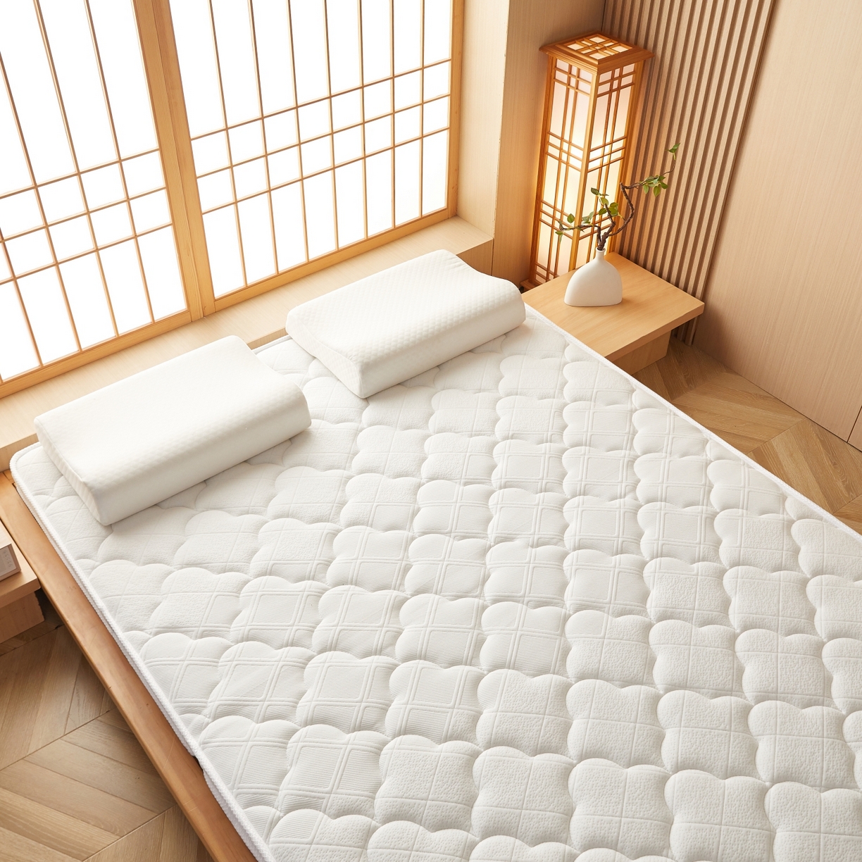 91家纺网 家纺一手货源 找家纺 时奥家纺 2026新款3E椰棕床垫-KC-1系列 3cm棕(4cm)