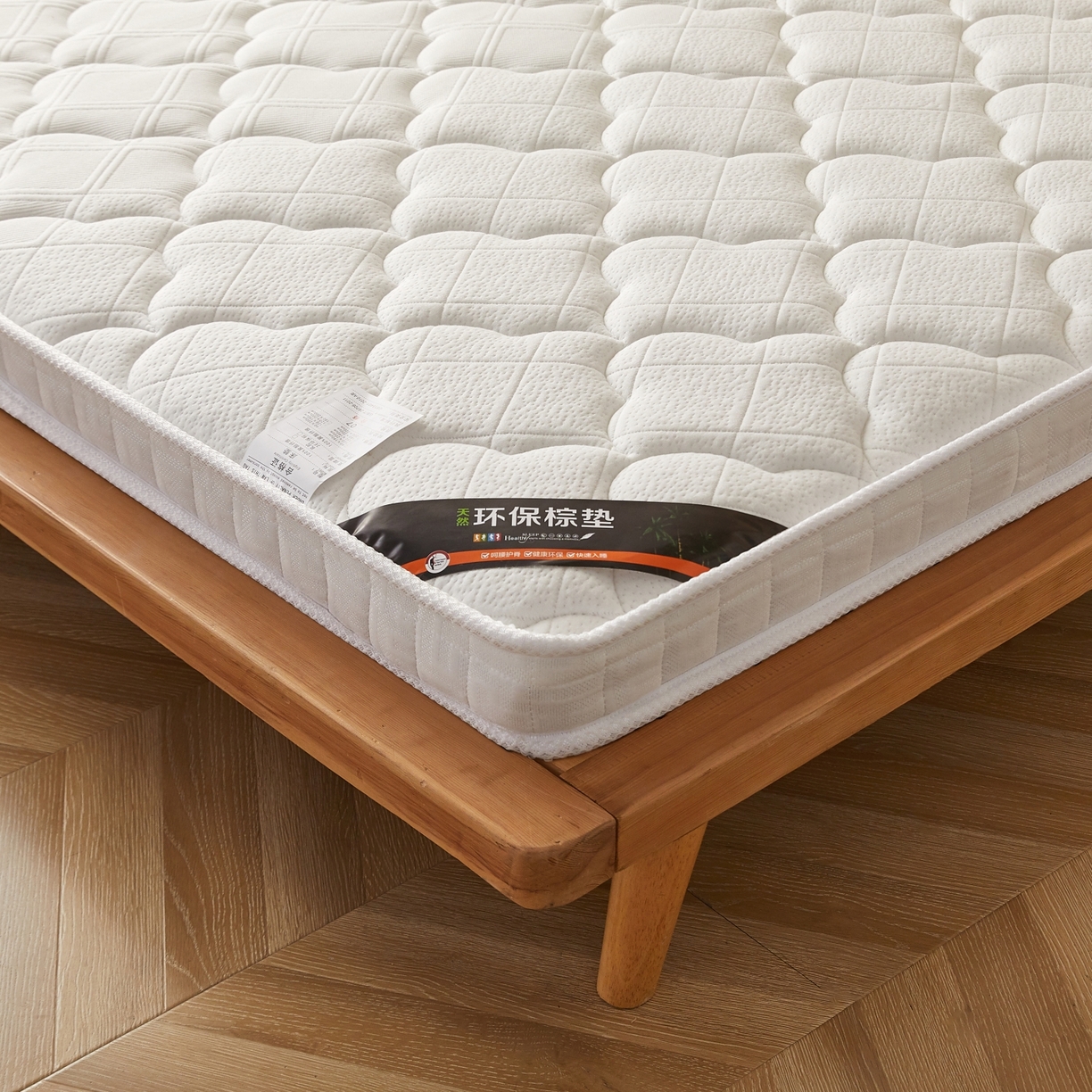 91家纺网 家纺一手货源 找家纺 时奥家纺 2026新款3E椰棕床垫-KC-1系列 3cm棕(4cm)