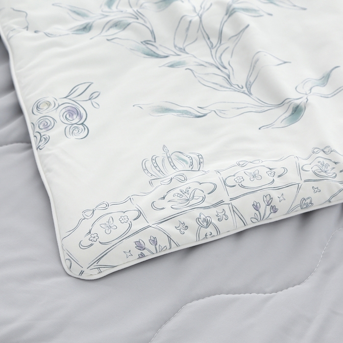 91家纺网 家纺一手货源 找家纺 天之悦家纺 2026新款夏被大版数码云母冰丝夏凉被空调被 梦幻岛屿