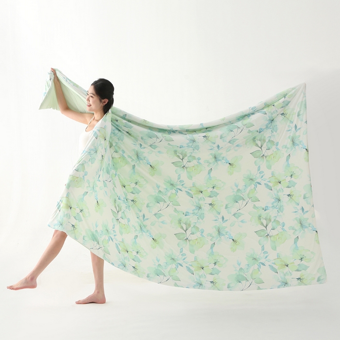 91家纺网 家纺一手货源 找家纺 天之悦家纺 2026新款夏被大版数码云母冰丝夏凉被空调被 轻柔蔓语兰