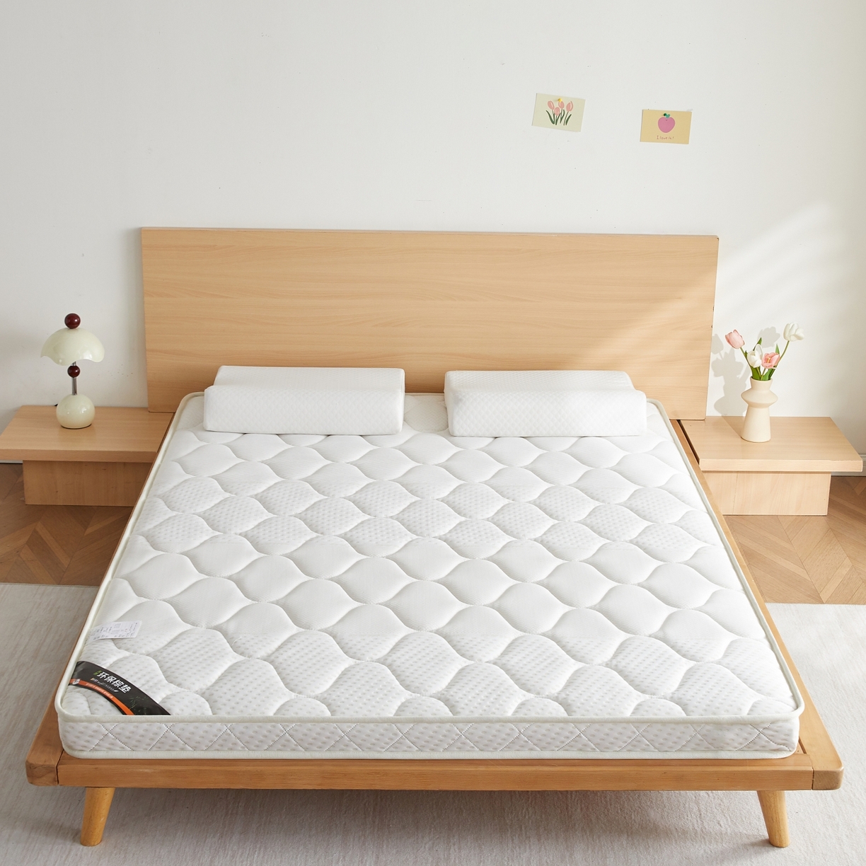 91家纺网 家纺一手货源 找家纺 时奥家纺 2026新款3E椰棕床垫-KC-2系列 3cm棕+1cm乳胶(5cm)