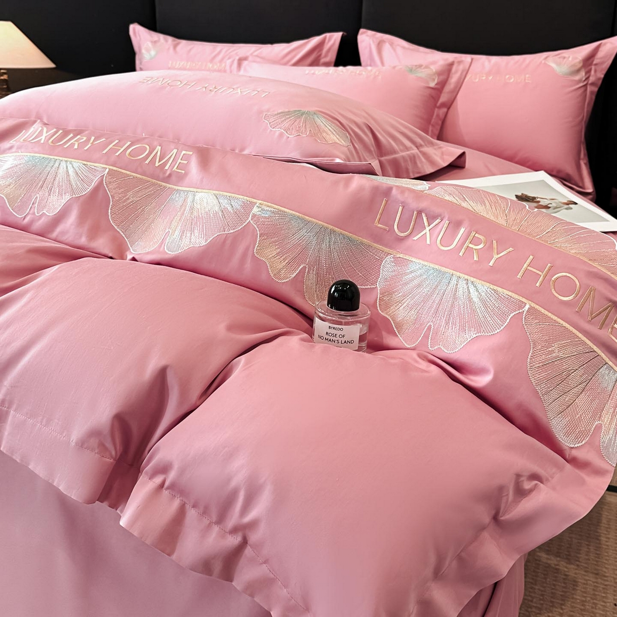 91家纺网 家纺一手货源 找家纺 （总）犇牛仓储供应链 2026新款A类全棉刺绣四件套-花漾