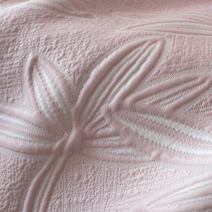 91家纺网 家纺一手货源 找家纺 红夫人2026新款PE凉感豆豆提花凉席-清雅 柔粉