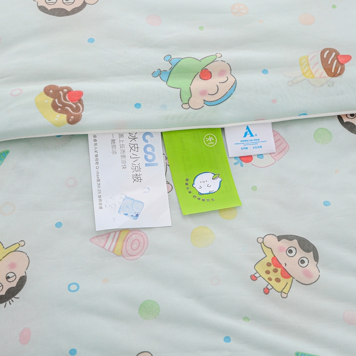 91家纺网 家纺一手货源 找家纺 天之悦家纺 2026新款网销直播热款印花冰皮小凉被夏被夏凉被空调被 蜡笔小新