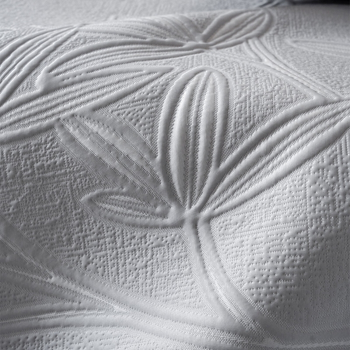 91家纺网 家纺一手货源 找家纺 红夫人2026新款PE凉感豆豆提花凉席-清雅 灰色