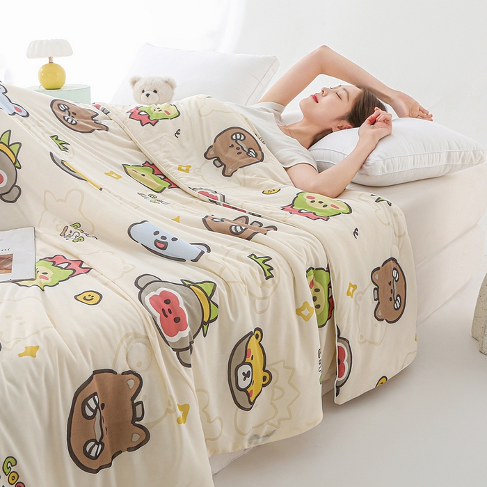 91家纺网 家纺一手货源 找家纺 天之悦家纺 2026新款网销直播热款印花冰皮小凉被夏被夏凉被空调被 瑞迪