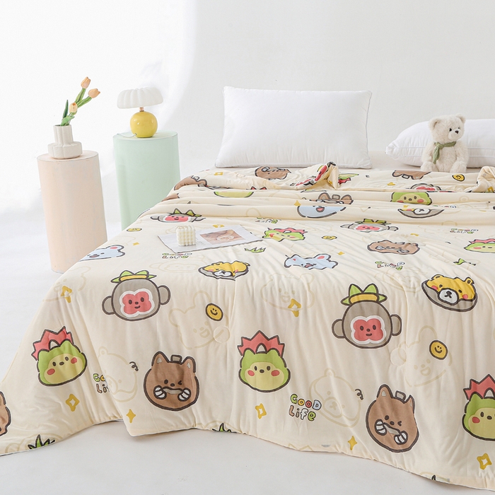 91家纺网 家纺一手货源 找家纺 天之悦家纺 2026新款网销直播热款印花冰皮小凉被夏被夏凉被空调被 瑞迪