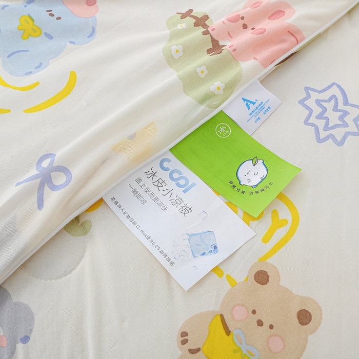 91家纺网 家纺一手货源 找家纺 天之悦家纺 2026新款网销直播热款印花冰皮小凉被夏被夏凉被空调被 尤克拉-米