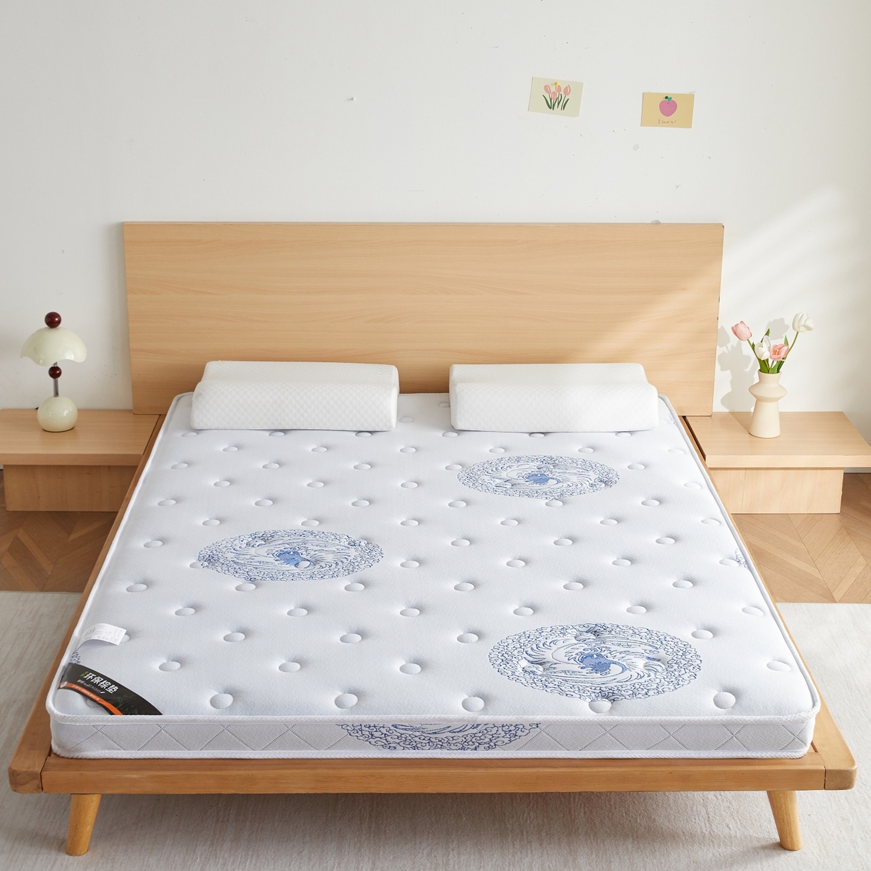 91家纺网 家纺一手货源 找家纺 时奥家纺 2026新款3E椰棕床垫-KC-6系列 3cm棕+1cm乳胶(5cm)