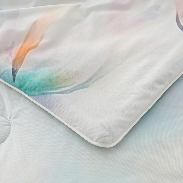 91家纺网 家纺一手货源 找家纺 天之悦家纺 2026新款网销直播热款印花冰皮小凉被夏被夏凉被空调被 郁金人生