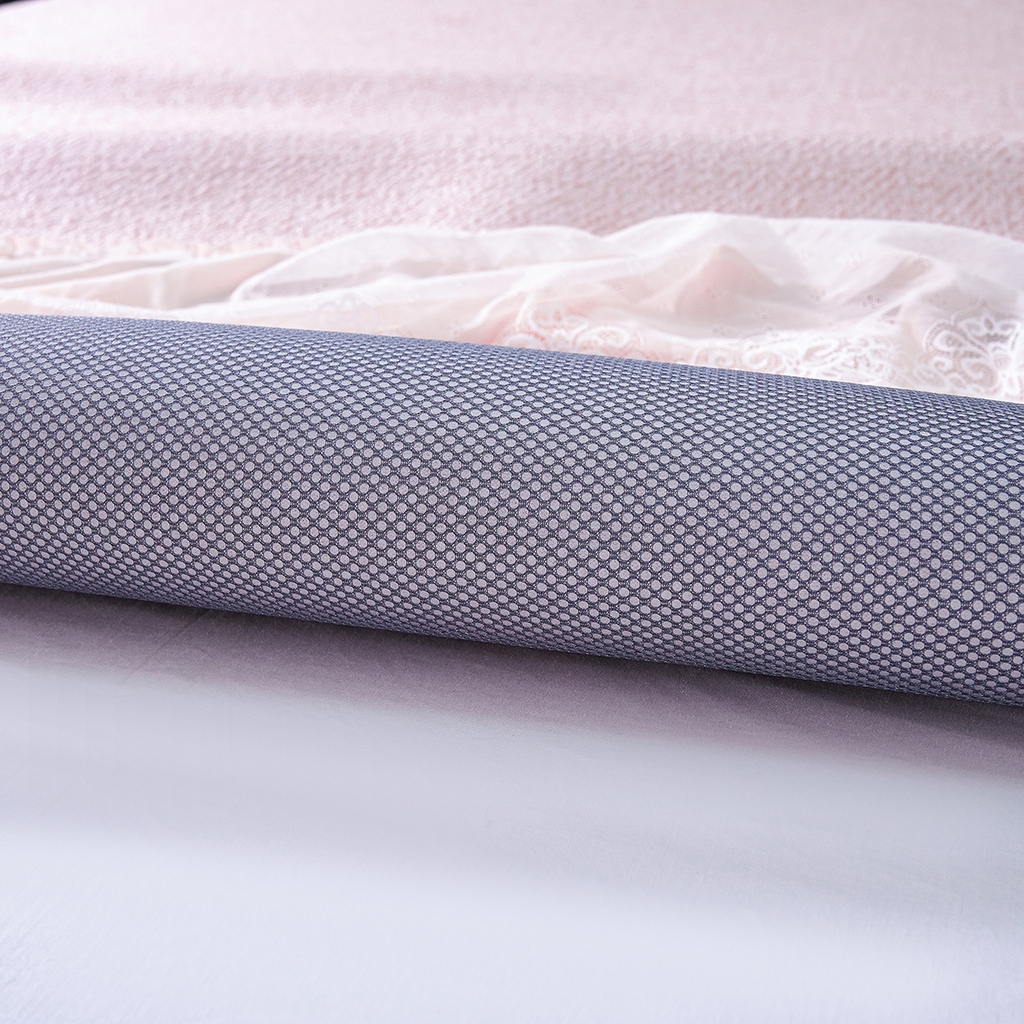 91家纺网 家纺一手货源 找家纺 （总）青雅席业 2026年新款A类提花工艺（提花双面）凉感豆豆席床裙款