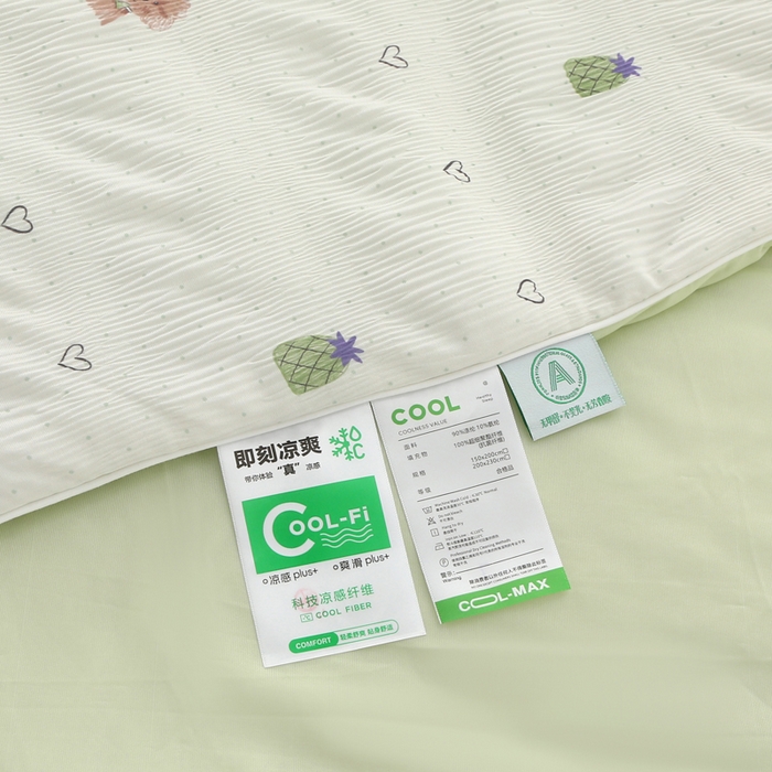 91家纺网 家纺一手货源 找家纺 （总）天之悦家纺 2026新款法式小香风皱皱纱冷感被夏被夏凉被空调被子被芯