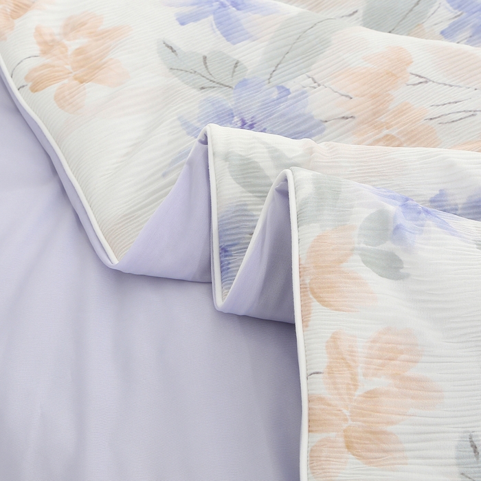 91家纺网 家纺一手货源 找家纺 天之悦家纺 2026新款网销跨境直播热款法式小香风皱皱纱冷感被夏被夏凉被空调被 微意