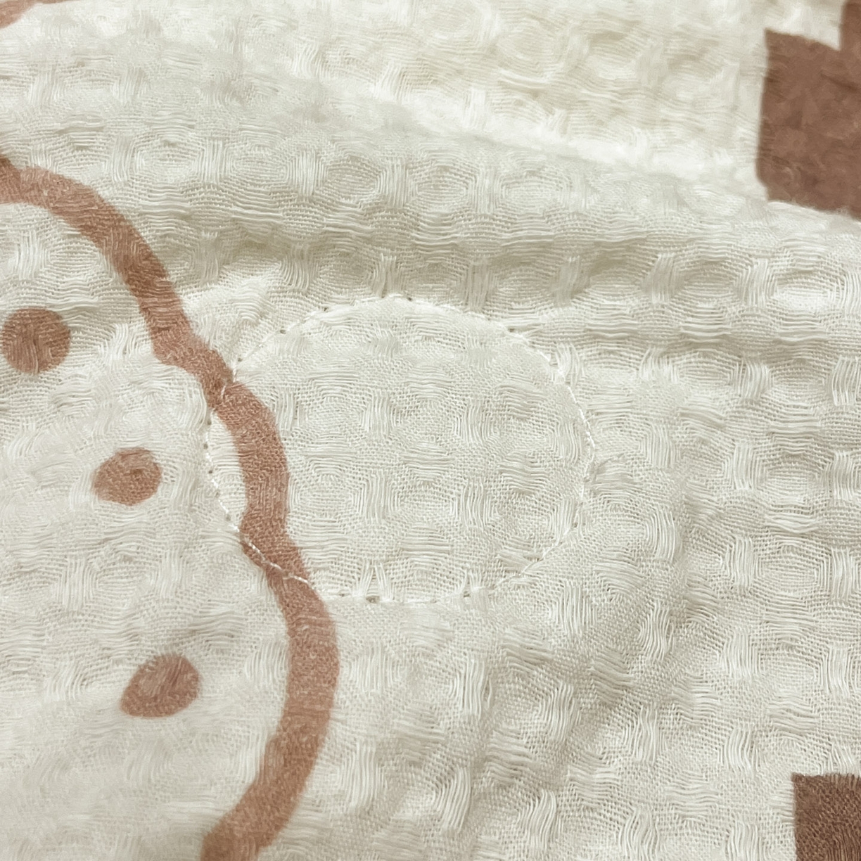 91家纺网 家纺一手货源 找家纺 一加一 2026春夏新款全棉立体华夫格数码印花大豆夏被四件套 星语星愿