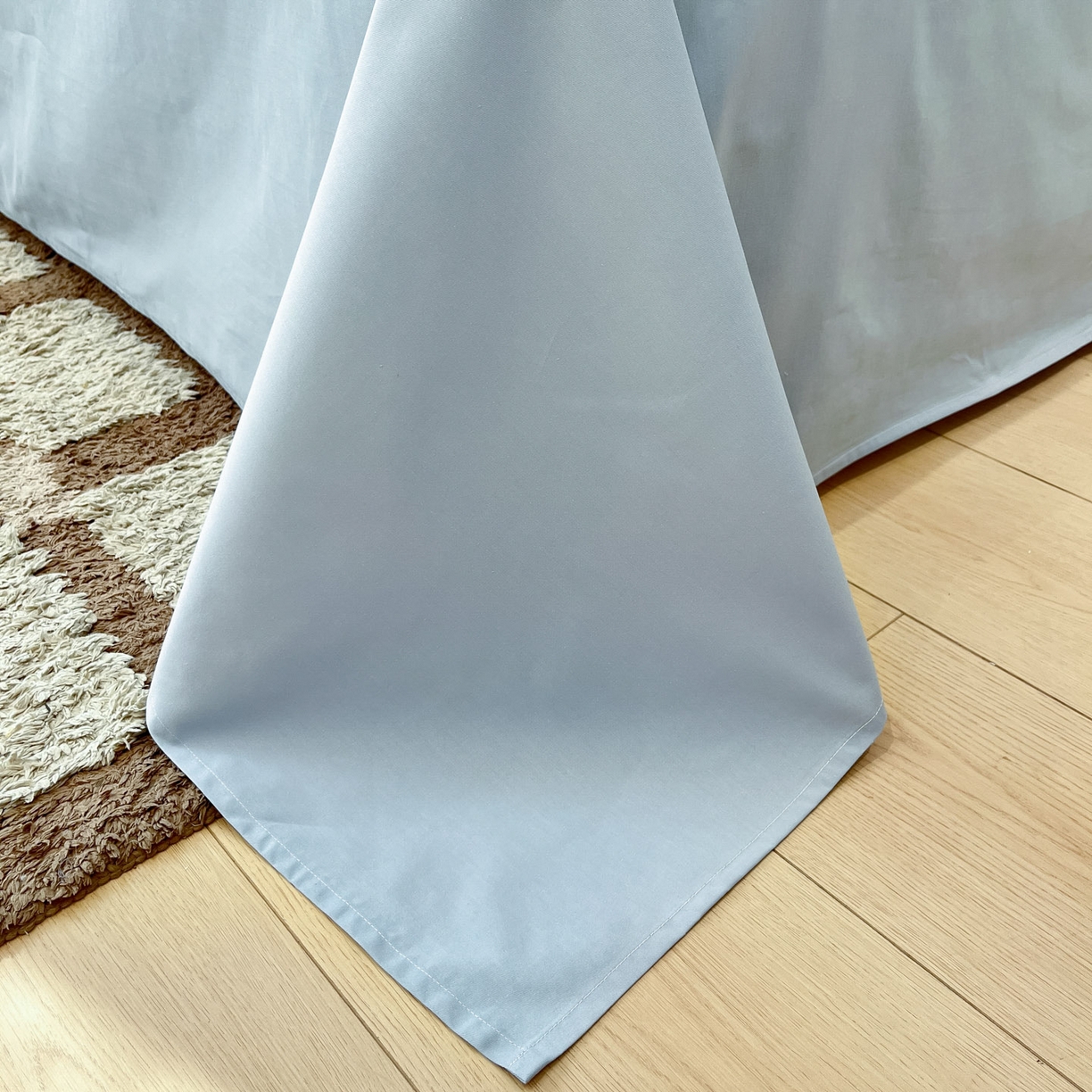 91家纺网 家纺一手货源 找家纺 一加一 2026春夏新款全棉立体华夫格数码印花大豆夏被四件套 云梦星河