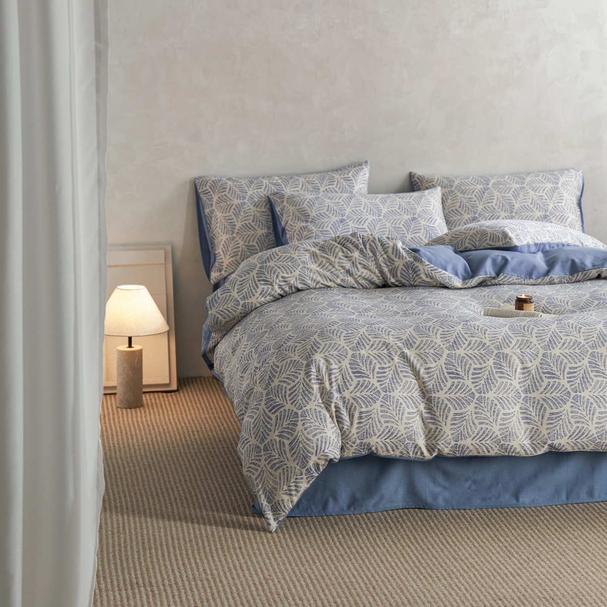 91家纺网 家纺一手货源 找家纺 （总）如一 2026新款A类复古全棉棉麻印花四件套-第二批