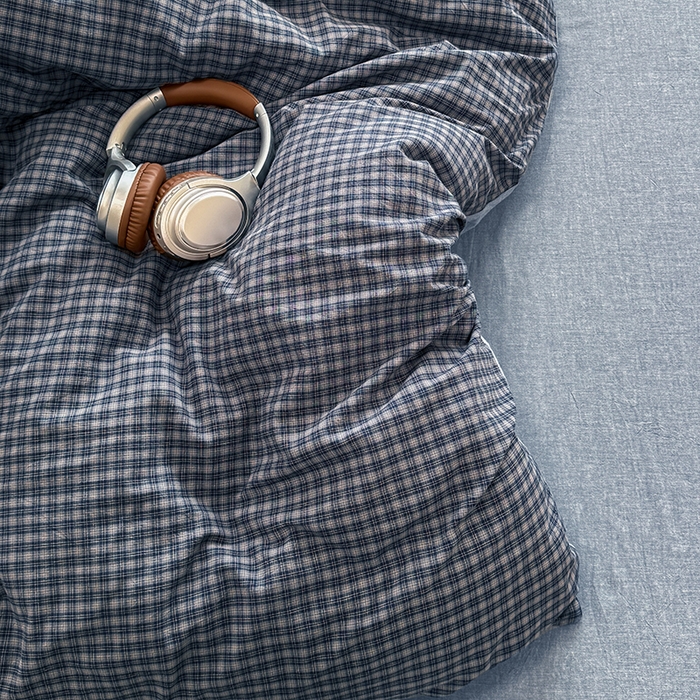 91家纺网 家纺一手货源 找家纺 梦依依 2026新款全棉色织水洗棉拉链款四件套 巴赫兰