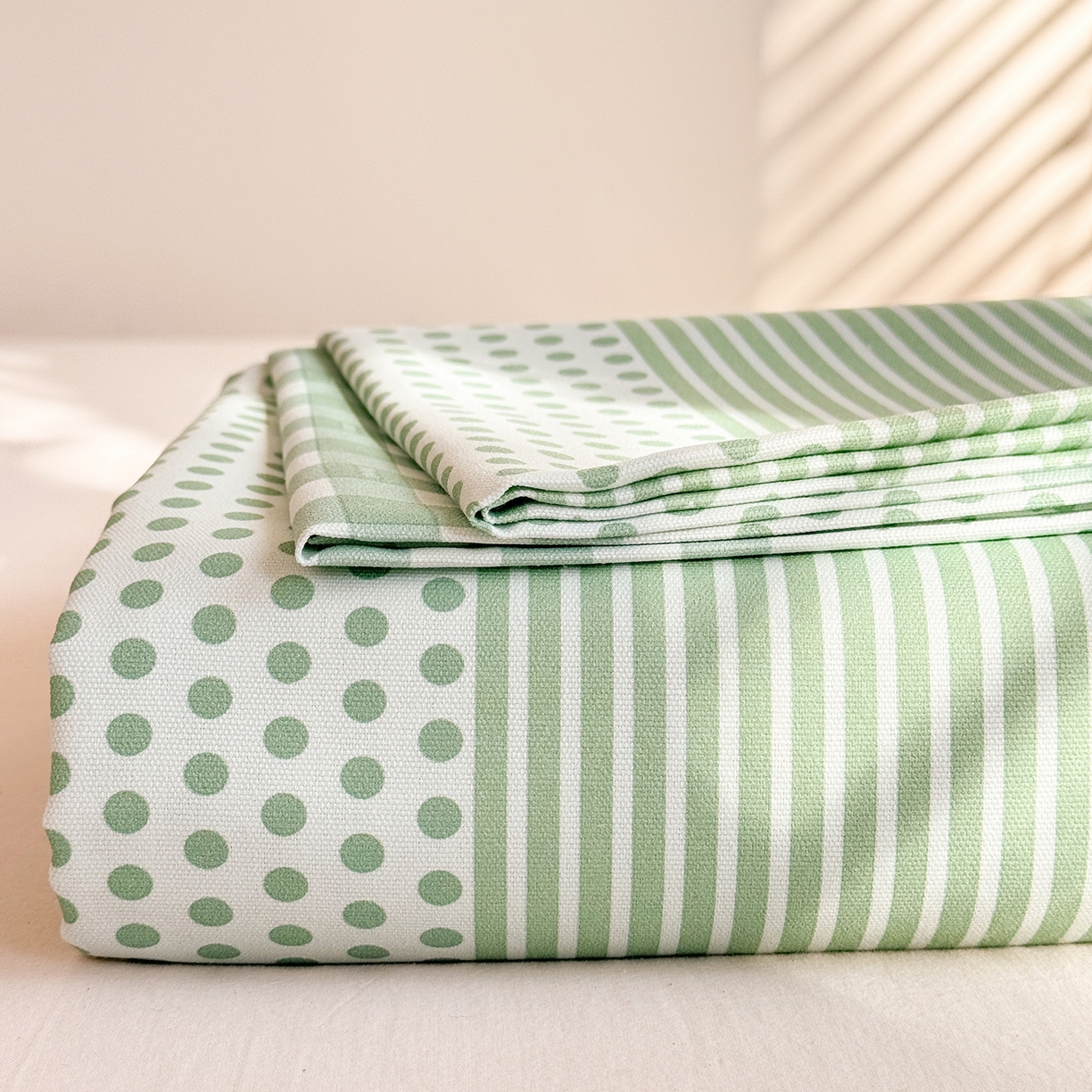 91家纺网 家纺一手货源 找家纺 （总）木易家居 2026新款原棉老粗布床单凉席三件套