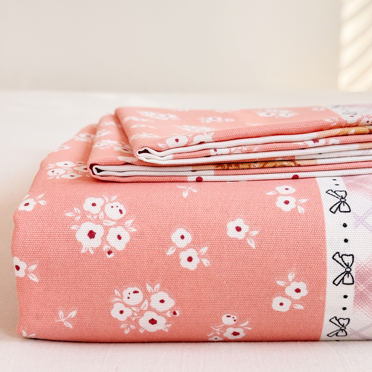 91家纺网 家纺一手货源 找家纺 （总）木易家居 2026新款原棉老粗布床单凉席三件套