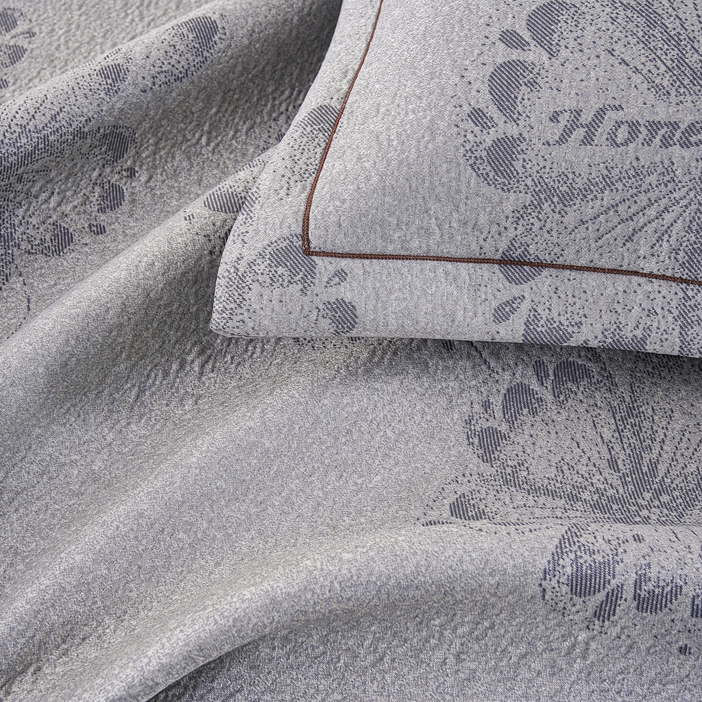 91家纺网 家纺一手货源 找家纺 （总）青雅席业 2026年新款A类提花工艺凉感豆豆席床单款-水中花