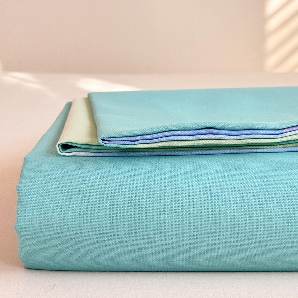 91家纺网 家纺一手货源 找家纺 （总）木易家居 2026新款原棉老粗布床单凉席三件套