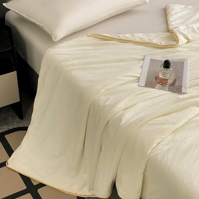 91家纺网 家纺一手货源 找家纺 （总）粉黛 2026新款100%蚕丝被柞蚕丝2.0*2.3夏凉被 可定制任意尺寸和重量