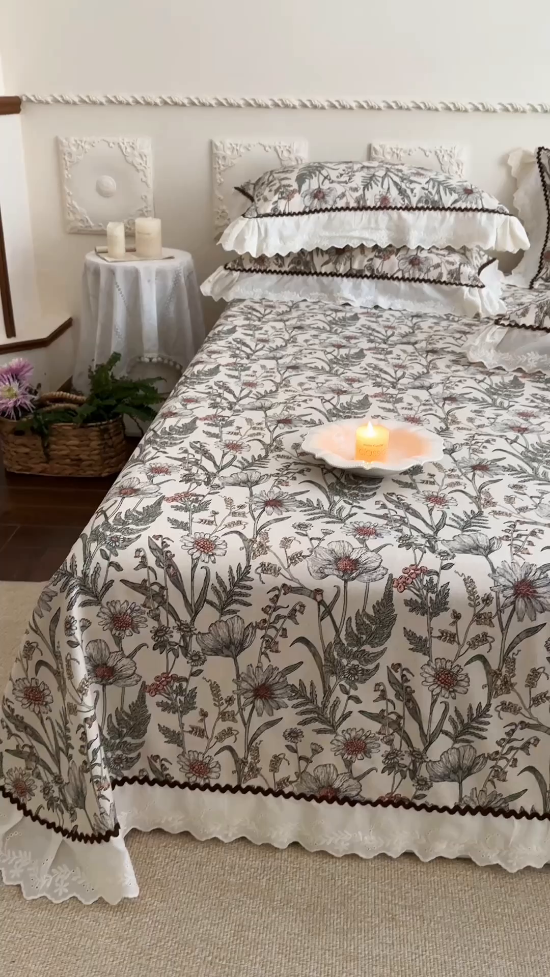 91家纺网 家纺一手货源 找家纺 （总）乐朵家居 2026新款 全棉棉麻 老粗布 凉席三件套