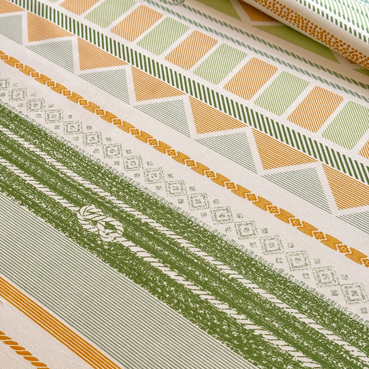 91家纺网 家纺一手货源 找家纺 木易家居 2026新款原棉老粗布床单凉席三件套 佩里斯