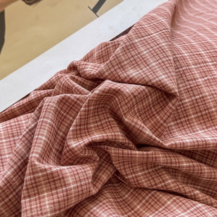 91家纺网 家纺一手货源 找家纺 梦依依 2026新款全棉色织水洗棉拉链款四件套 晚晴红