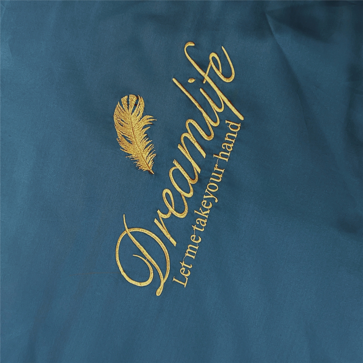 91家纺网 家纺一手货源 找家纺 鑫佰利 2026新款水洗冰丝刺绣夏被夏凉被空调被 宾利蓝拼米白