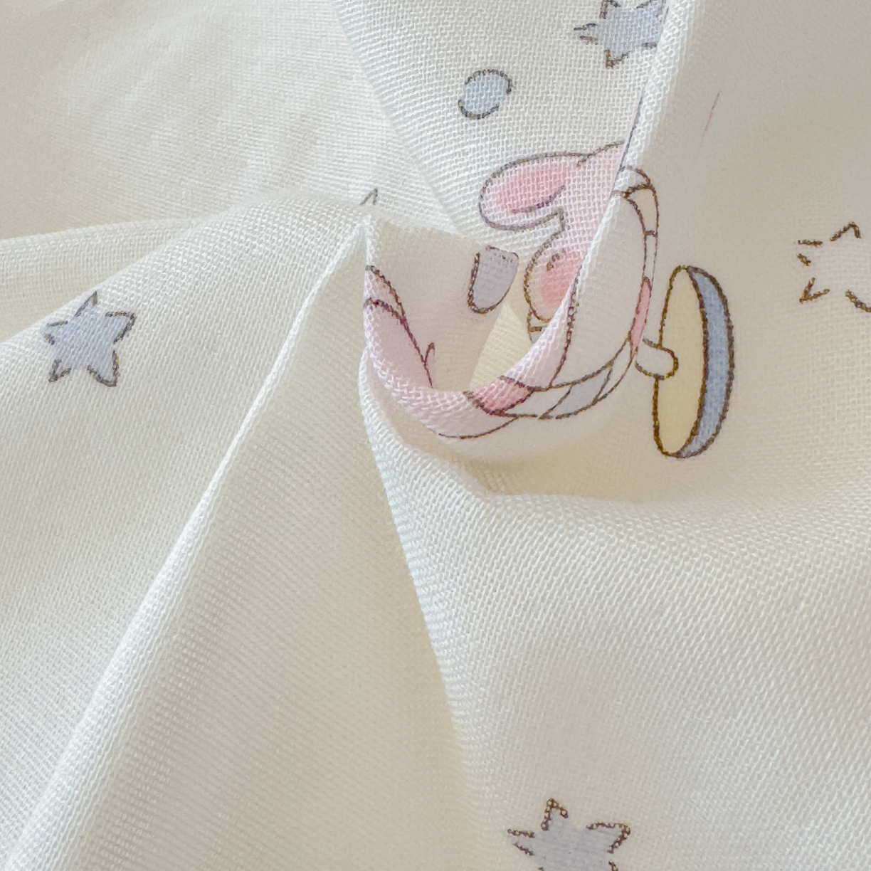 91家纺网 家纺一手货源 找家纺 感遇家纺 2026春夏新款双层纱全棉纯棉系列四件套-第一批 马戏团