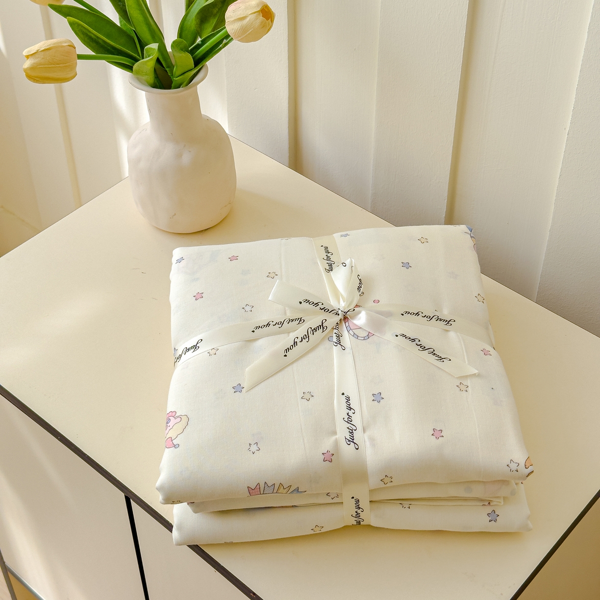 91家纺网 家纺一手货源 找家纺 感遇家纺 2026春夏新款双层纱全棉纯棉系列四件套-第一批 马戏团