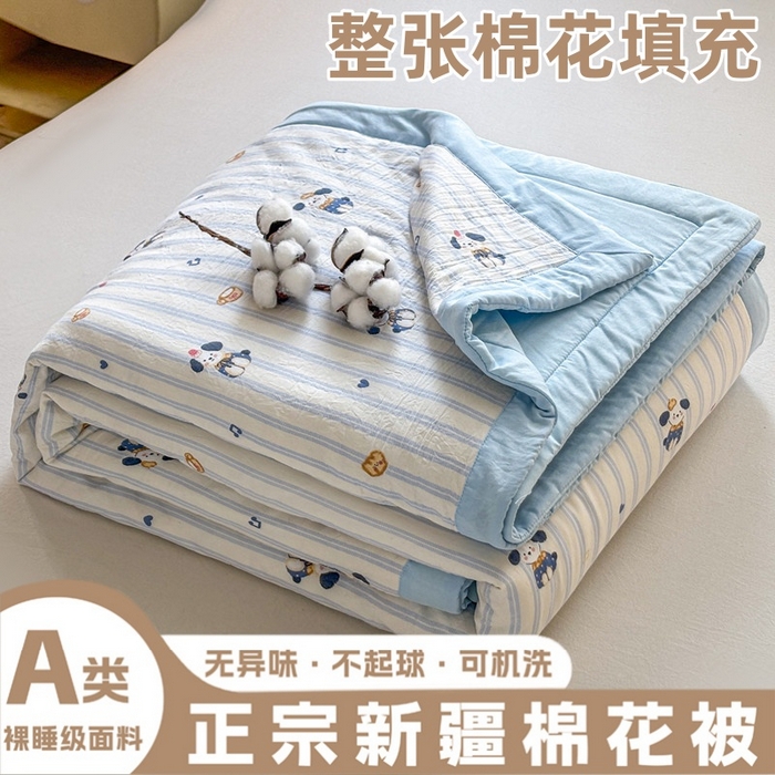 91家纺网 家纺一手货源 找家纺 （总）爱屋及屋 2026新款水洗棉印花夏被夏凉被被子被芯